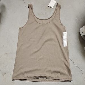 Nwt Women's Tan Sleeveless Top